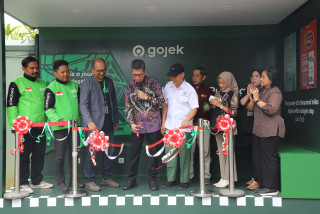 Inauguration of Gojek Shelter at UPNVJ Campus, Increasing Student Transportation Comfort and Access