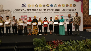 UPNVJ won the Best Paper Award in the International Joint Conference on Science and Technology