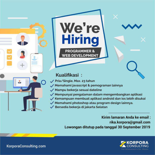 PT Korpora Trainindo Consultant Opens Job Vacancy - Universitas ...