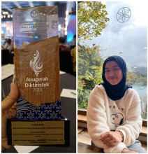 HI UPNVJ Student Becomes IISMA's Best Student at the 2023 Diktiristek Award