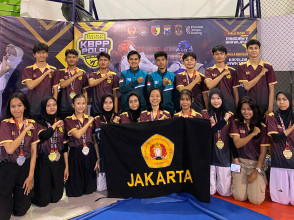 Jakarta Taekwondo Veterans Achieve Again, Winning 13 Medals Including 8 Golds