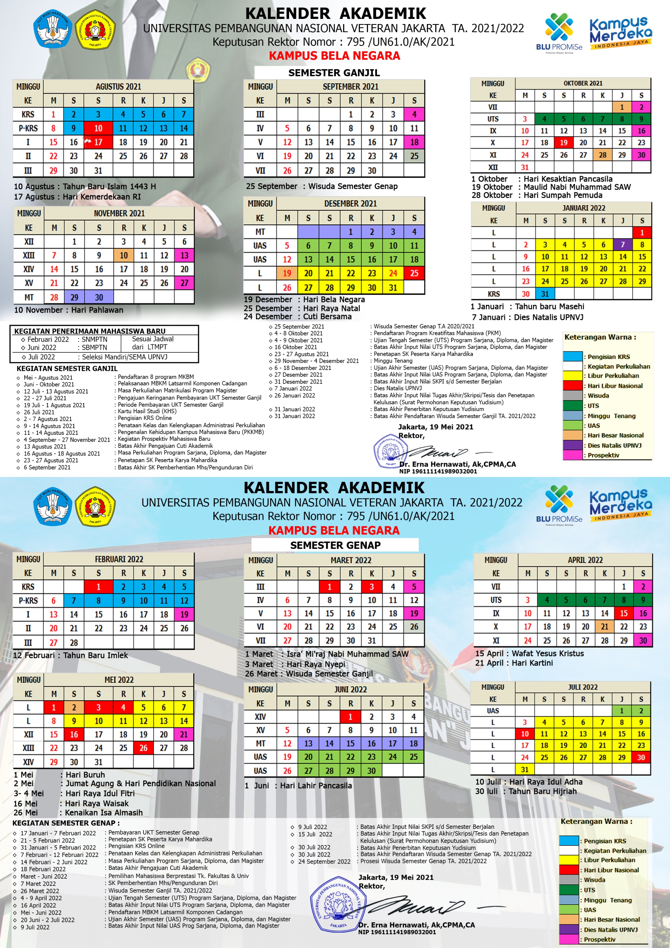 Kalender Akademik Upn Veteran Jakarta