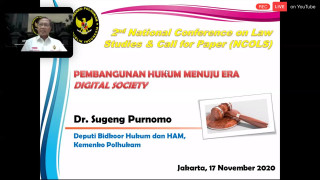 FH UPNVJ Kembali Gelar National Conference on Law Studies (NCOLS) 2020