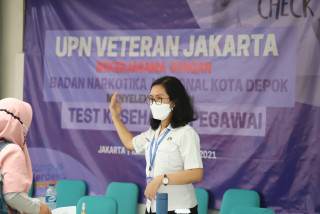Bersih Dari Narkoba, UPNVJ Jadi Kampus Pertama Lakukan Tes Kesehatan dengan BNN kota Depok