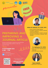WORKSHOP PREPARING AND IMPROVING A JOURNAL ARTICLE