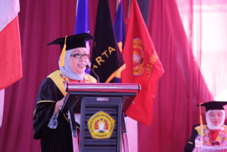 Pengukuhan Prof. Dr. Erna Hernawati. Ak. CPMA. CA Guru Besar UPNVJ