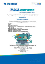 Lowongan Perkerjaan BCA Insurance