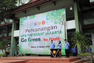 Ikut Menjaga Kelestarian Lingkungan, Rektor UPNVJ  Canangkan “Go Green” di Lingkungan Kampus