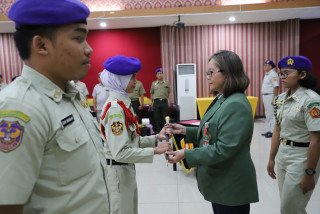 Komandan Menwa Satuan UPN Veteran Jakarta Periode 2020 – 2021 Dilantik