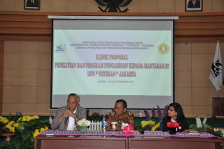 Klinik Proposal Penelitian dan Program Pengabdian Kepada Masyarakat  UPN “Veteran” Jakarta