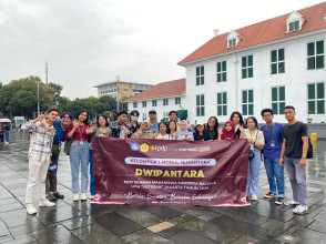 Museum BI dan Museum Wayang Jadi Destinasi Modul Nusantara Kelompok  Dwipantara PMM 4 UPNVJ