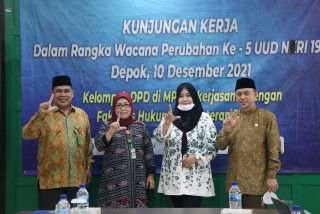 FH UPNVJ Terima Kunjungan Kelompok DPD DI MPR Bahas Wacana Perubahan Ke-5 UUD Negara Republik Indonesia Tahun 1945