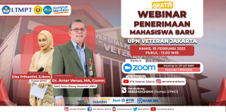 Saksikan!! Webinar Informasi Penerimaan Mahasiswa UPN Veteran Jakarta Tahun 2022