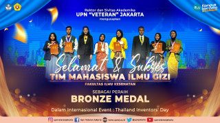 Menang di Ajang Internasional, Mahasiswi Fikes UPNVJ Raih Bronze Medal di Thailand Investors Day 2023