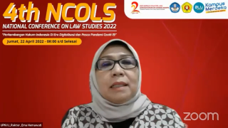 Fakultas Hukum UPNVJ Gelar Pembukaan 4th National Conference on Law Studies