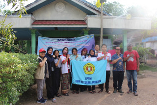 Tingkatkan Pola Hidup Sehat di Desa, Mahasiswa UPNVJ Lakukan KKN Kebangsaan di Kalimantan